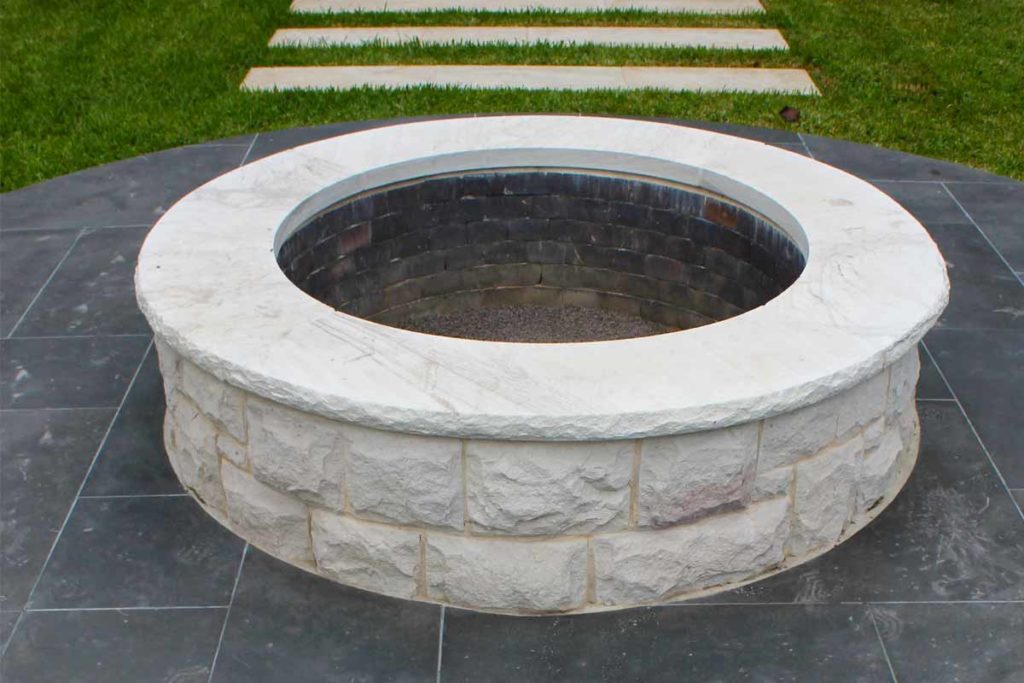 Fire Pit Construction Blue Mountains - The Landscaped Garden