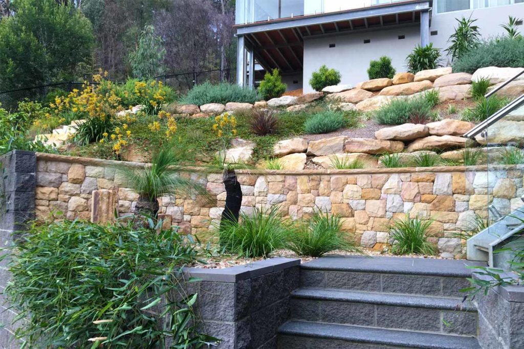 Retaining Wall Construction Blue Mountains - The Landscaped Garden